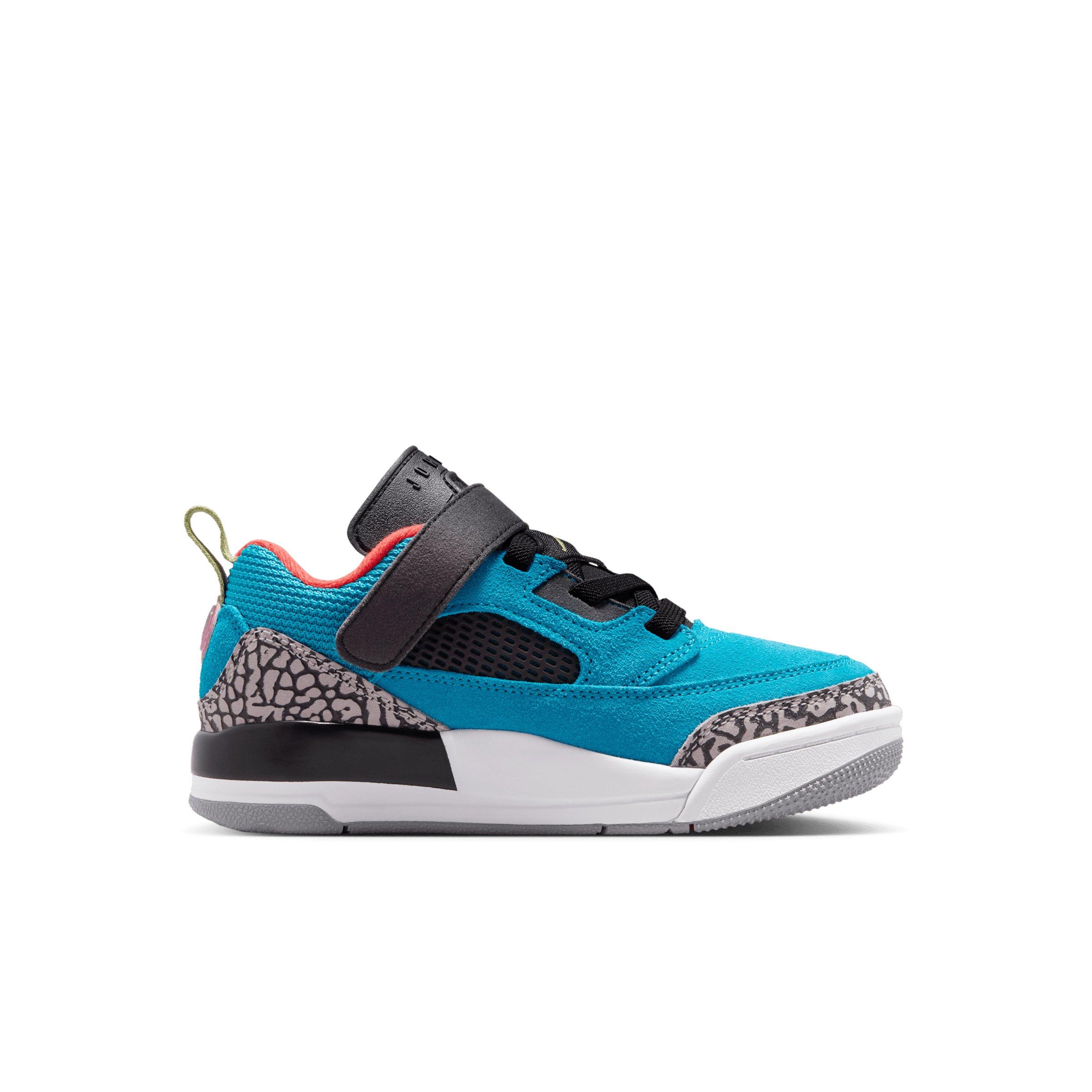 Jordan Spizike Low "Neo Turquoise/Light Crimson/Cosmic Fuchsia/Vivid Green" Preschool Boys' Shoe - TURQUOISE/LT CRIMSON/FUCHSIA/GREEN
